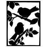 Joggles / Vikki Reed 9" x 12" Mask - Birds Of A Feather [53693]