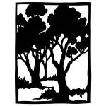 Joggles / Vikki Reed 9" x 12" Mask - Forest Wilderness [53695]