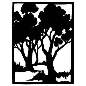 Joggles / Vikki Reed 9" x 12" Mask - Forest Wilderness [53695]