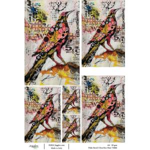 Joggles / Vikki Reed A4 Rice Paper - Birds 1 - I Don't See How [74866]