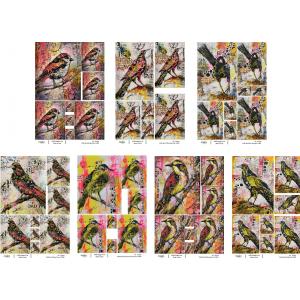 Joggles / Vikki Reed A4 Rice Paper - Birds 1 Set Of 7 - December 2024