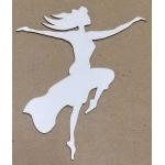 Joggles White Chipboard Embellishments - Charlotte Dancing [57188]