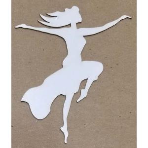 Joggles White Chipboard Embellishments - Charlotte Dancing [57188]