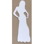 Joggles White Chipboard Embellishments - Dolly Posing [57184]