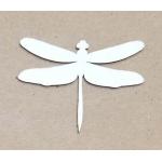 Joggles White Chipboard Embellishments - Dragonfly #2 [57208]