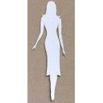Joggles White Chipboard Embellishments - Emilie Standing [57195]