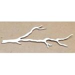 Joggles White Chipboard Embellishments - Large Branch [57185]