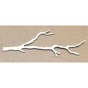 Joggles White Chipboard Embellishments - Large Branch [57185]