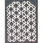 Joggles White Chipboard Embellishments - The Chain Panel [74402]
