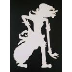 Joggles White Chipboard Embellishments - Wayang #1 [74409]