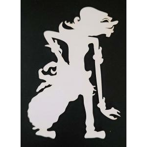 Joggles White Chipboard Embellishments - Wayang #1 [74409]