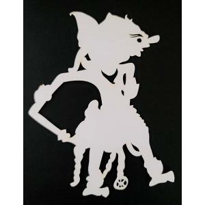 Joggles White Chipboard Embellishments - Wayang #2 [74410]