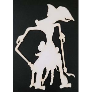 Joggles White Chipboard Embellishments - Wayang #3 [74411]