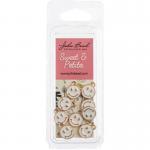 John Bead Sweet & Petite Charms - Happy Face White [40464-46] - ON SALE!