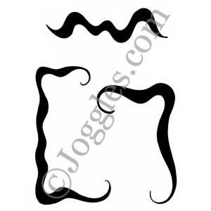 Joggles Skinny Minny Mask - Curvy Borders [10-33751]