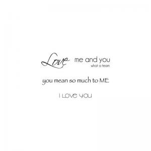 Kaisercraft Clear Stamp Set - Love [CS933]