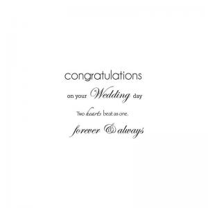 Kaisercraft Clear Stamp Set - Wedding [CS917] - Joggles.com