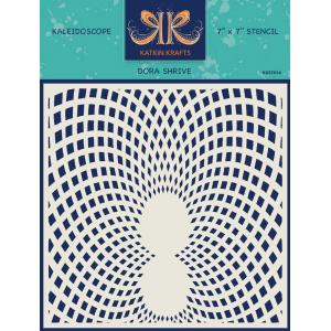 Katkin Krafts 7" x 7" Stencil - Kaleidoscope [KKST014]
