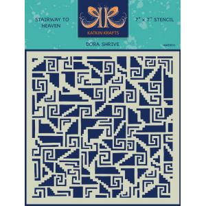 Katkin Krafts 7" x 7" Stencil - Stairway To Heaven [KKST011]