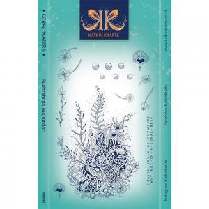 Katkin Krafts Clear Stamp Set - Coral Waters [KK0063]