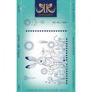 Katkin Krafts Clear Stamp Set - Hilda [KK0010]