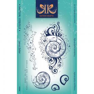 Katkin Krafts Clear Stamp Set - Nautical Coquille [KK0065]