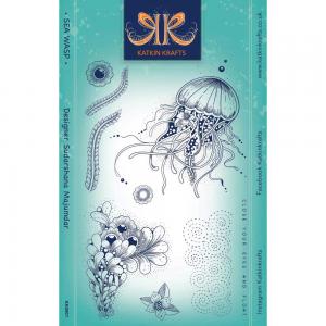 Katkin Krafts Clear Stamp Set - Sea Wasp [KK0001]