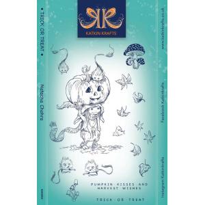 Katkin Krafts Clear Stamp Set - Trick Or Treat [KK0053]