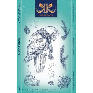 Katkin Krafts Clear Stamp Set - Wisdom Owl [KK0046]
