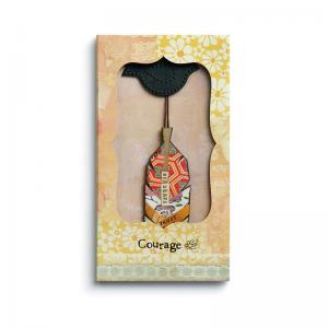 Kelly Rae Roberts Ornament Card - Courage [417]