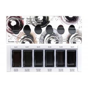 Kuretake Gansai Tambi Watercolor Set - Sumi Colors [MC20SU/6V]