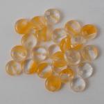 6mm Lentil Beads - Fiery Orange Passion [LK189]