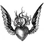 La Blanche - [1033] Heart with Wings