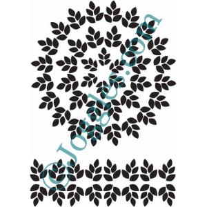 Joggles Stencils - Laurel Wreath [10-33786]