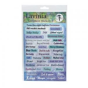 Lavinia Sentiment Stickers 2 - Christmas Word Collection [STK-SENTI-2]
