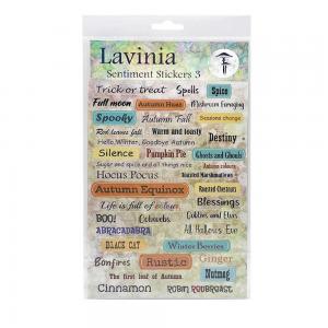 Lavinia Sentiment Stickers 3 - Autumnal Word Collection [STK-SENTI-3]