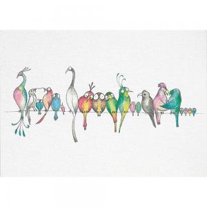 Ligarti Postcards - Bird Parade