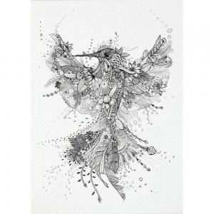 Ligarti Postcards - Flower Bird