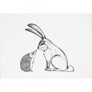 Ligarti Postcards - Hare & Hedgehog