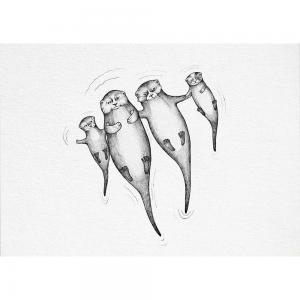 Ligarti Postcards - The Otters