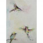Ligarti Postcards - Three Hummingbirds - ON SALE!