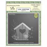 Lisa Horton 3D Embossing Folder & Die Combo - Home Tweet Home [LHCEF139] - ON SALE!