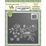 Lisa Horton 3D Embossing Folder & Die Combo - Japanese Anemone [LHCEF051] - ON SALE!