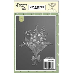 Lisa Horton 3D Embossing Folder & Die Combo - Lily Of The Valley [LHCEF189]