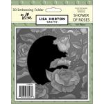 Lisa Horton 3D Embossing Folder & Die Combo - Shower Of Roses [LHCEF034] - ON SALE!