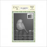Lisa Horton 3D Embossing Folder - Festive Robin [LHCEF245] - ON SALE!