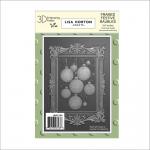 Lisa Horton 3D Embossing Folder - Framed Festive Baubles [LHCEF240] - ON SALE!