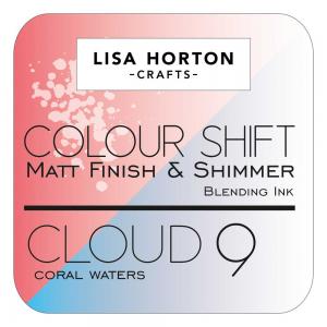 Lisa Horton Crafts Cloud 9 Colour Shift Ink Pad - Coral Waters [LHCIP196]