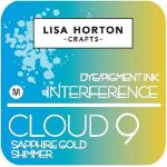 Lisa Horton Crafts Cloud 9 Interference Ink Pad - Sapphire Gold Shimmer [LHCIP047]