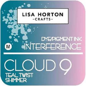 Lisa Horton Crafts Cloud 9 Interference Ink Pad - Teal Twist Shimmer [LHCIP053]